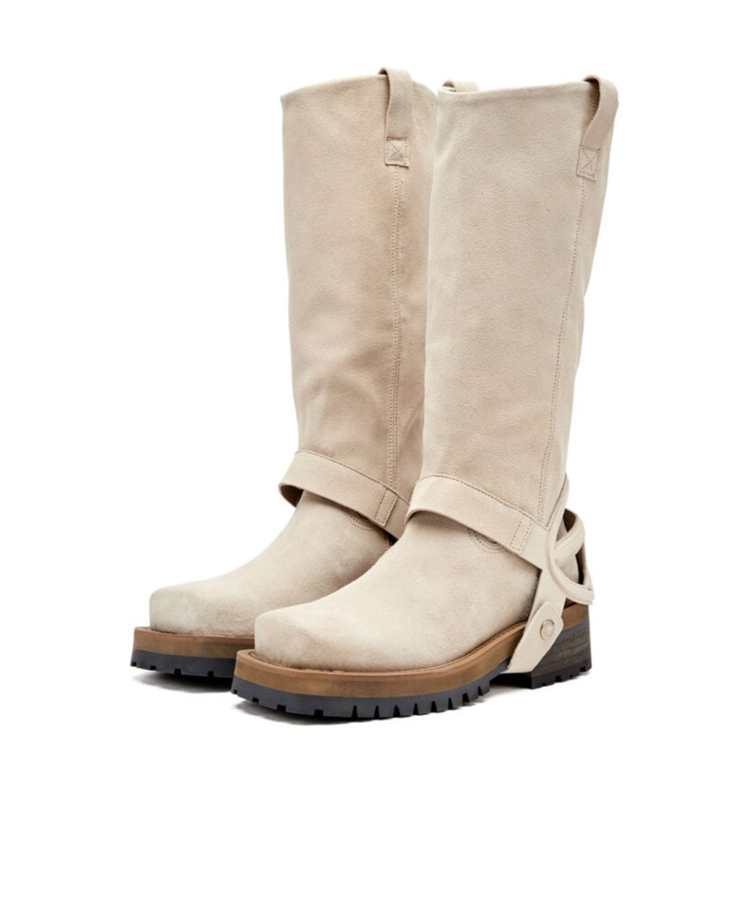 Diesel D-texan 2in2 Ch Boots In Nude