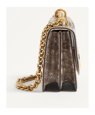 Valentino Small Flip Shoulder Bag In Nude
