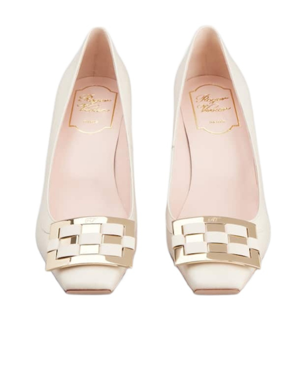 ROGER VIVIER TROMPETTE PUMPS IN LEATHER