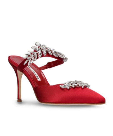 MANOLO BLAHNIK POINTED HIGH HEELS 