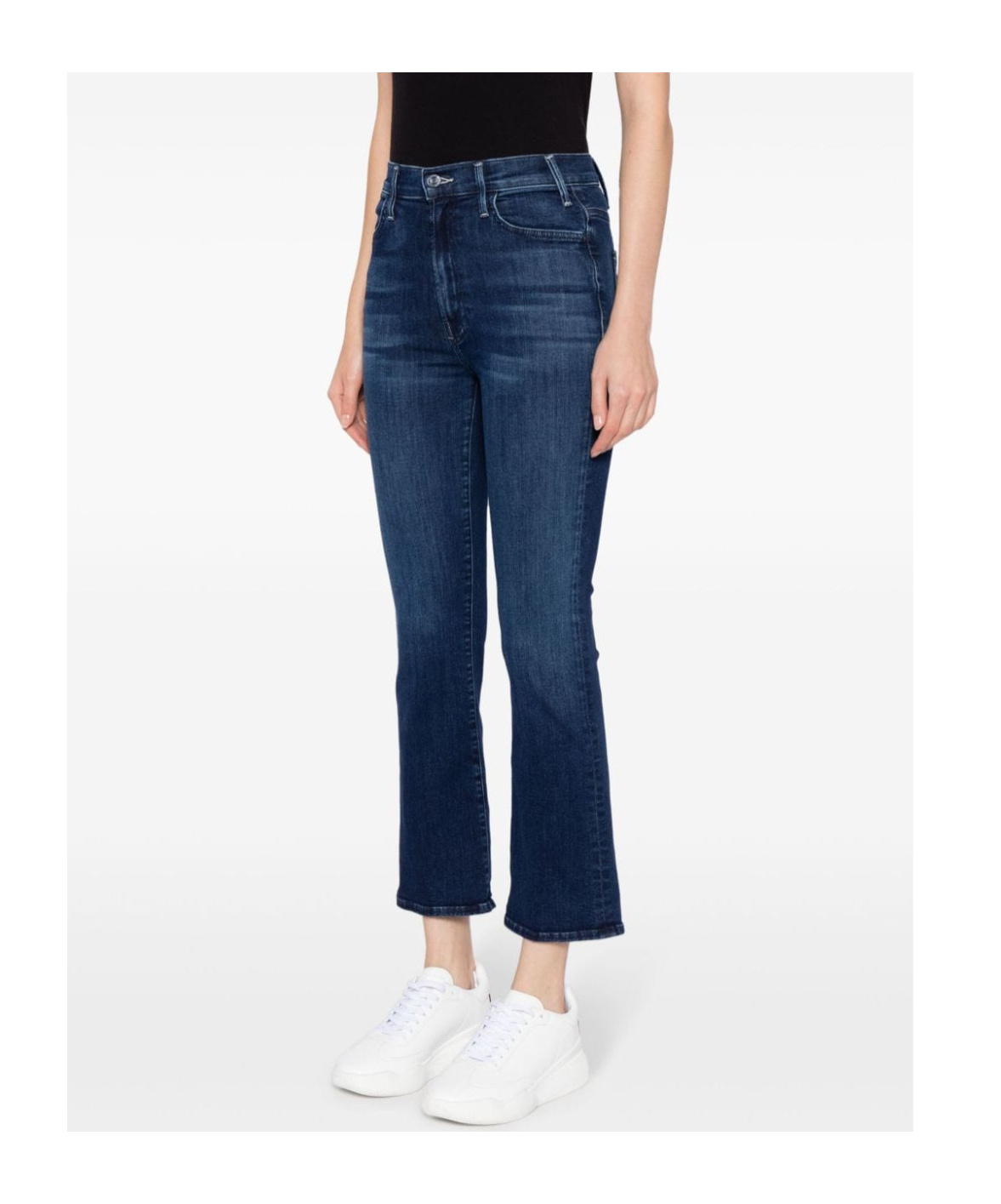 Mother The Hustler Ankle Jeans In Blue