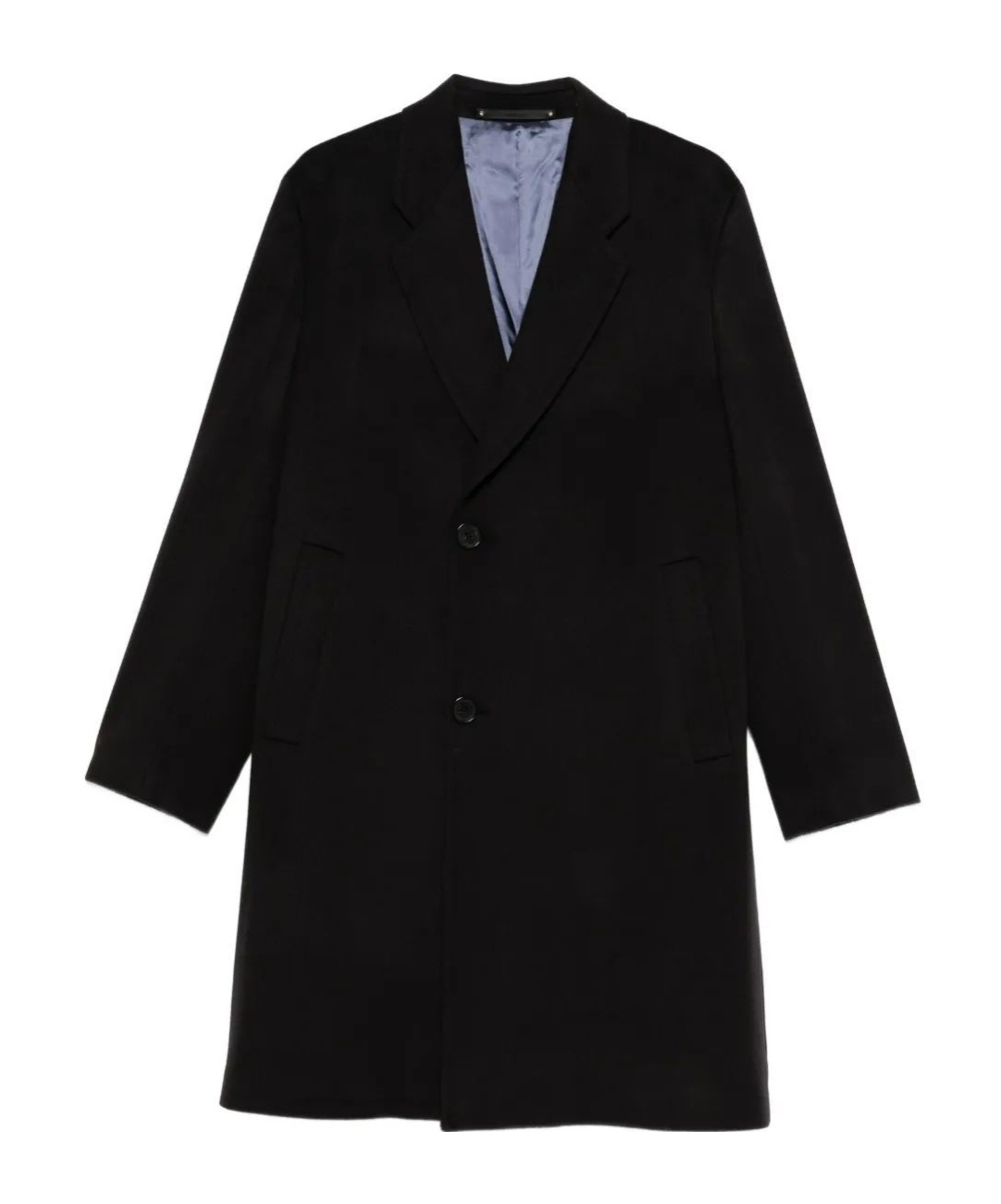 Paul Smith Long Sleeve Single-breasted Coat In Black