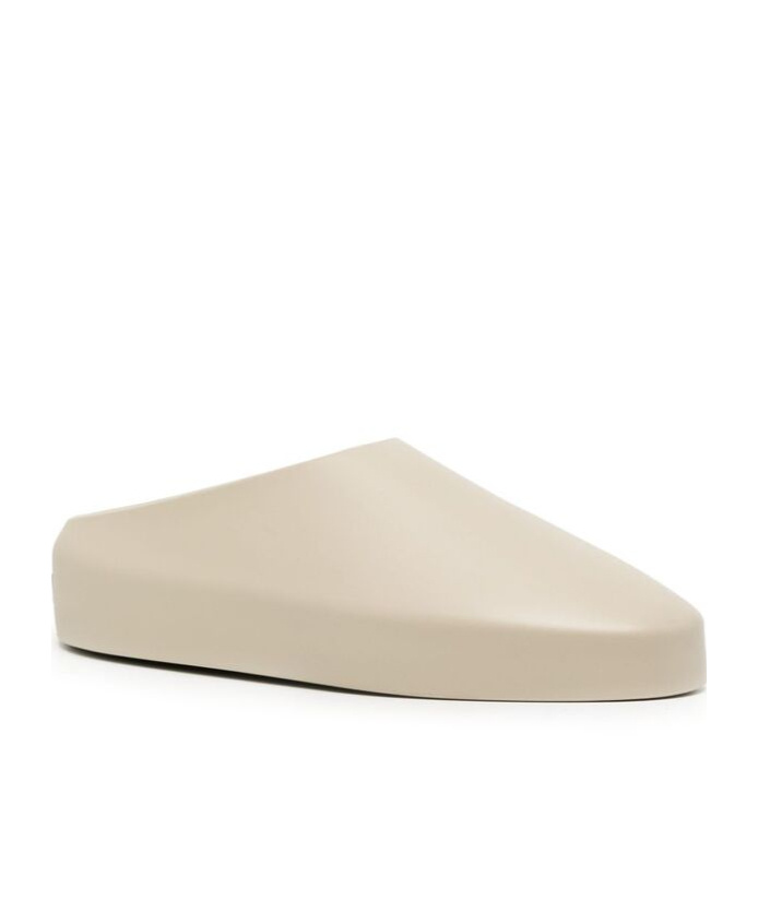 Fear Of God Logo Patch Slip-on Runner Sneakers In Nude