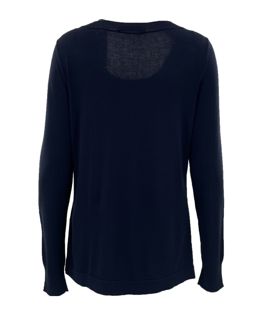 Weekend Max Mara Long-sleeved Sweater In Black