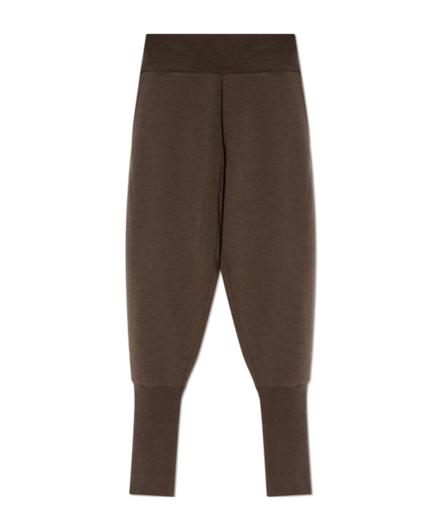 Lemaire Wool Joggers In Brown