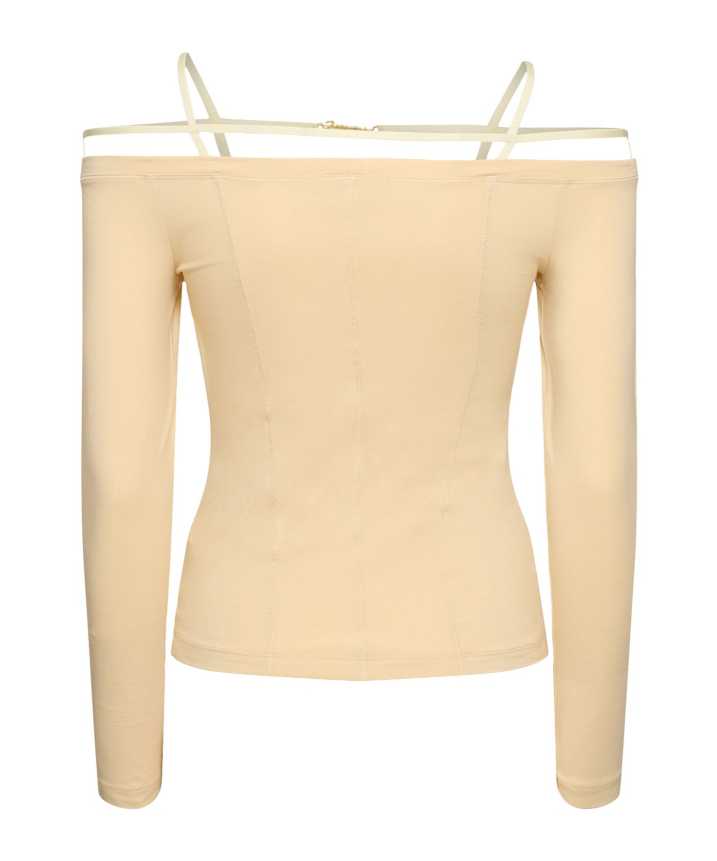 Shop Jacquemus Le Tshirt Sierra Knitted Blouse