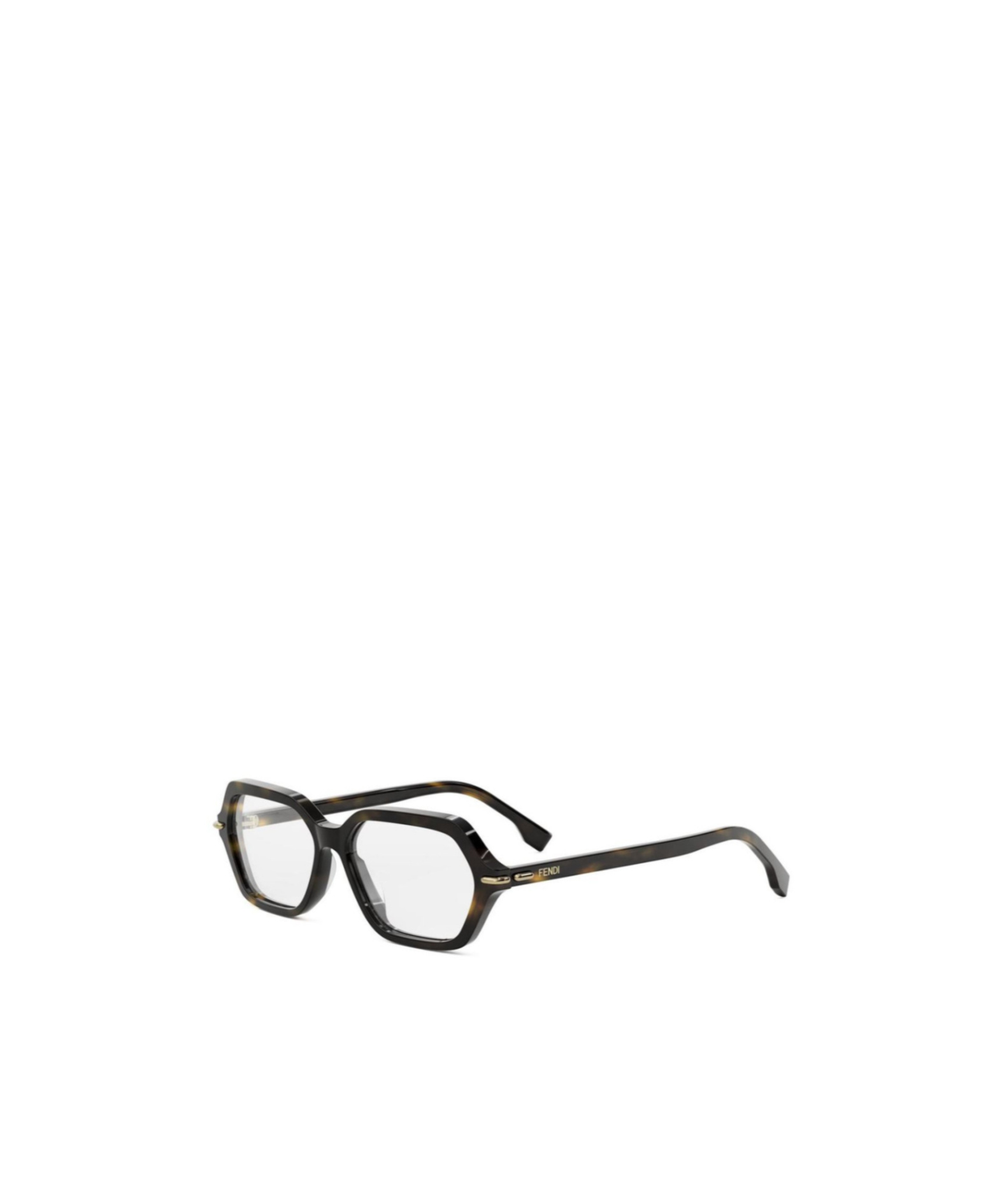 Fendi Geometric Flat Mirror In White