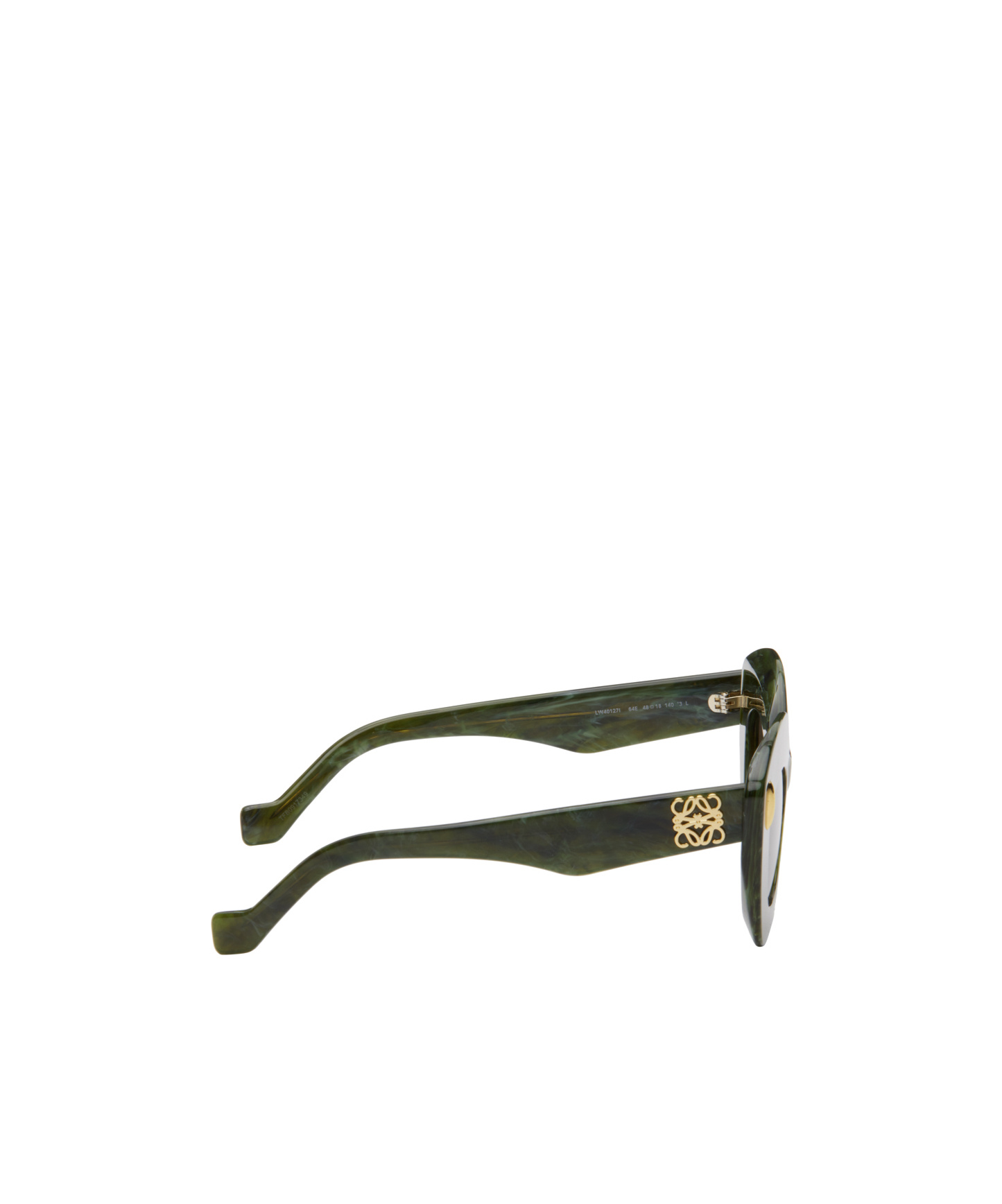 Loewe Green Retro Screen Sunglasses In Green