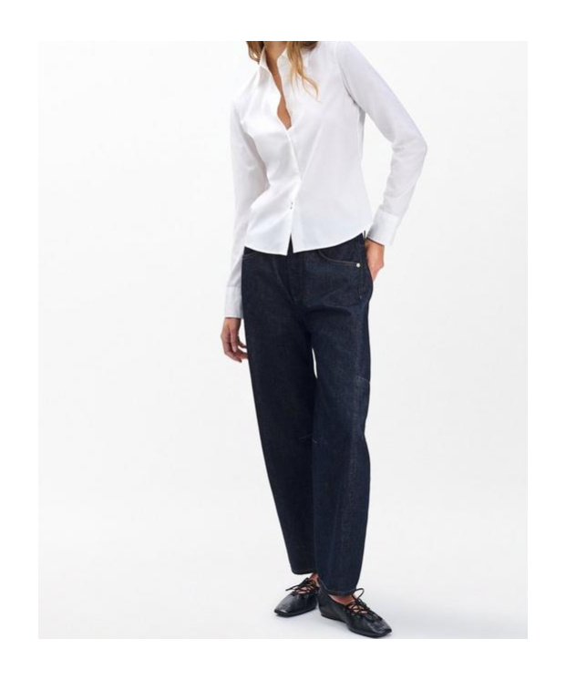 Rag & Bone Dayton Poplin Shirt In White