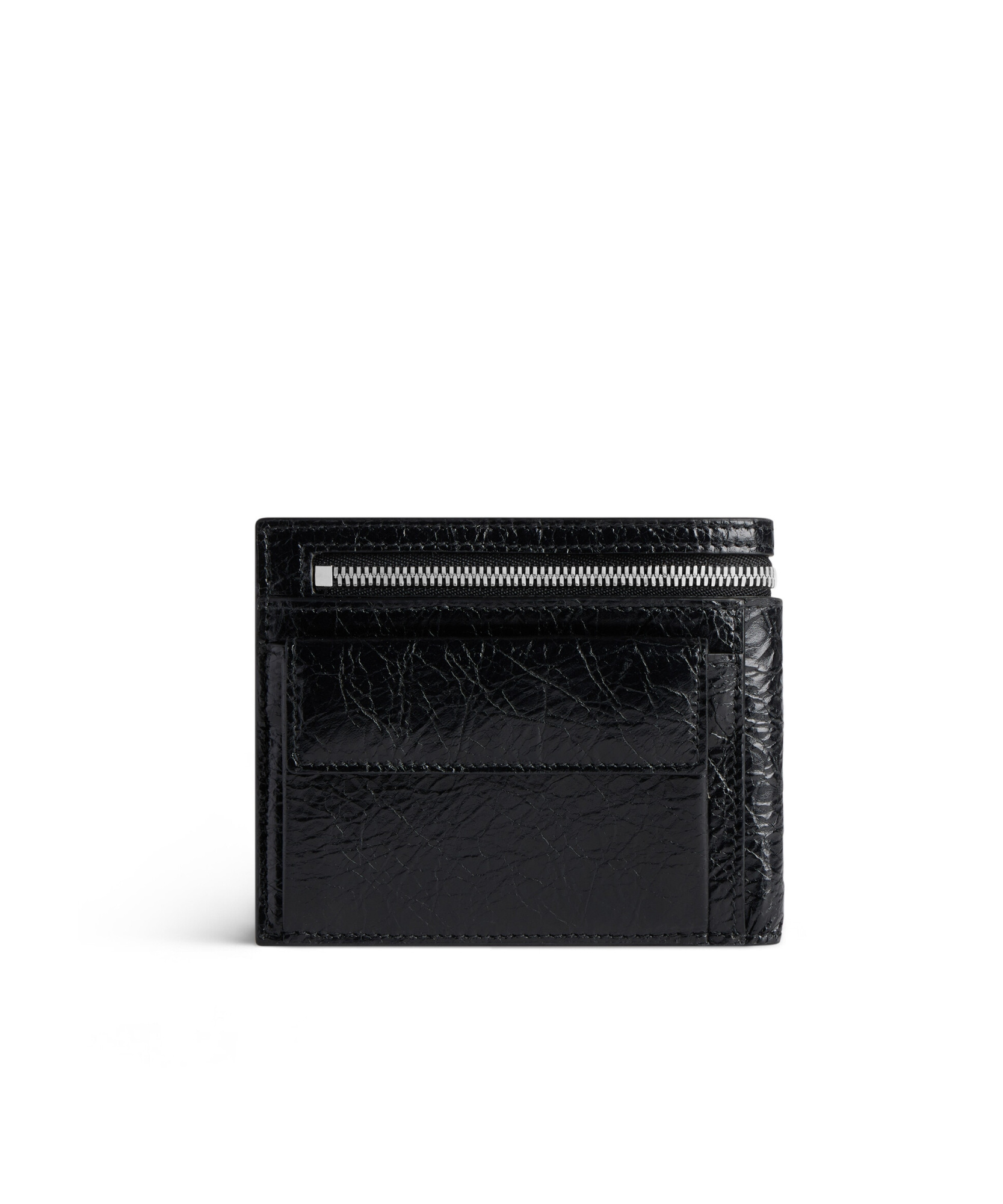 Balenciaga Superbusy Square Folding Wallet In Black
