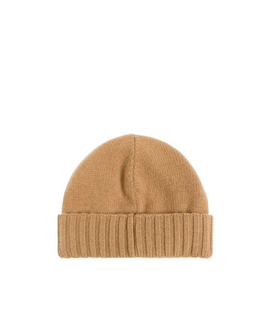 Dolce & Gabbana Logo-embroidered Beanie In Brown