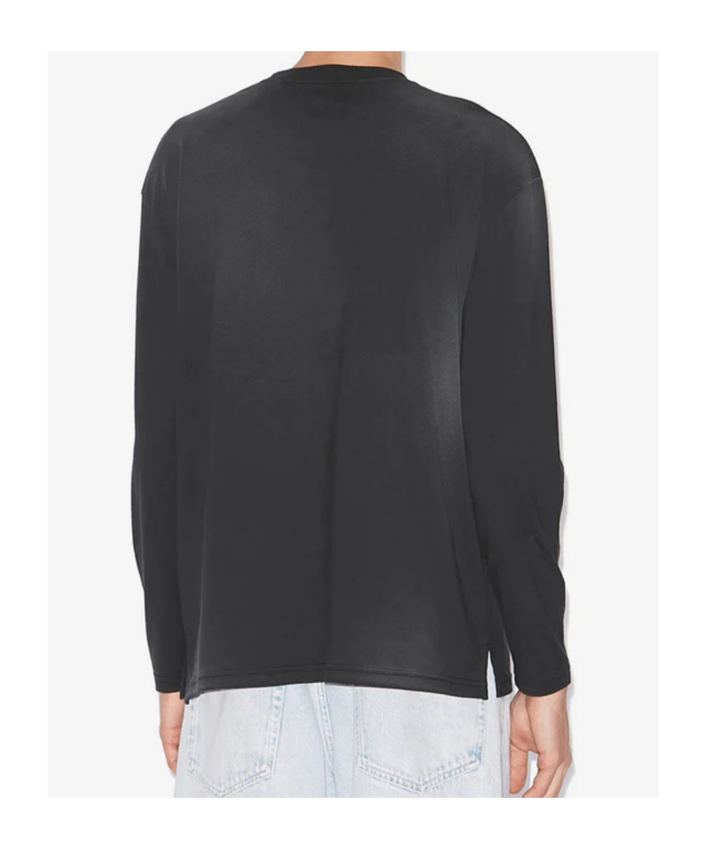 Isabel Marant Long-sleeved T-shirt In Black