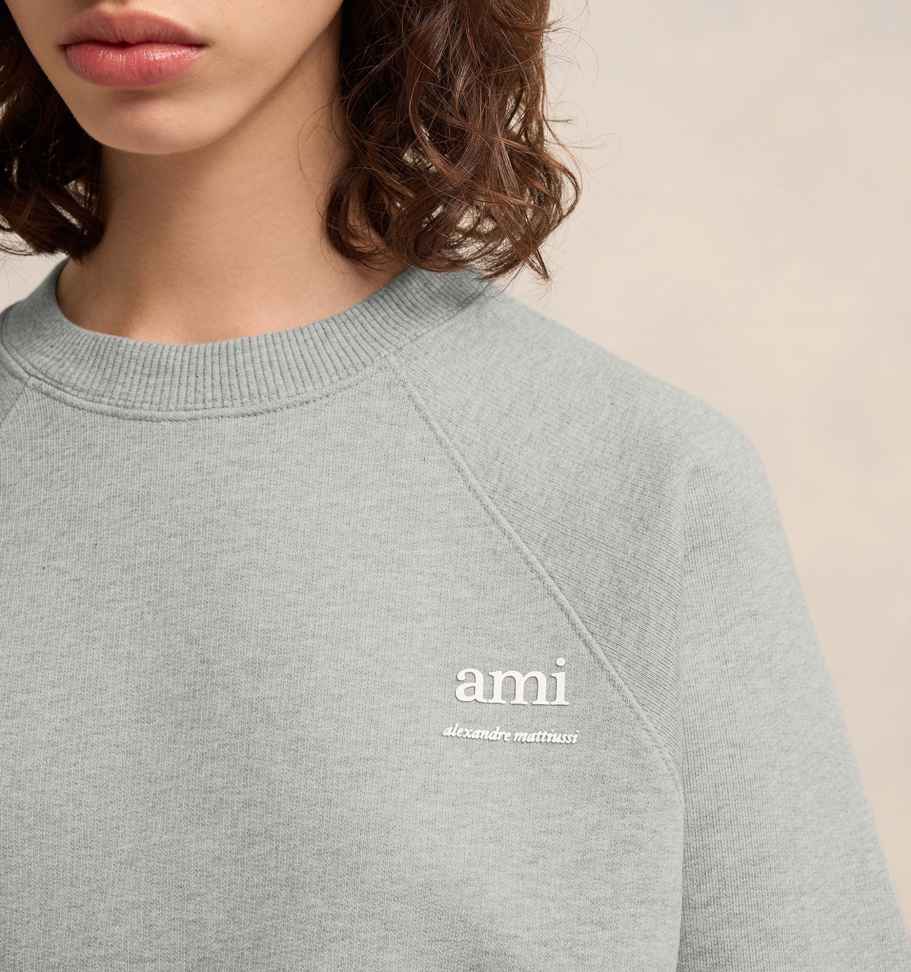 Ami Alexandre Mattiussi Ami Paris Sweatshirts In Gray