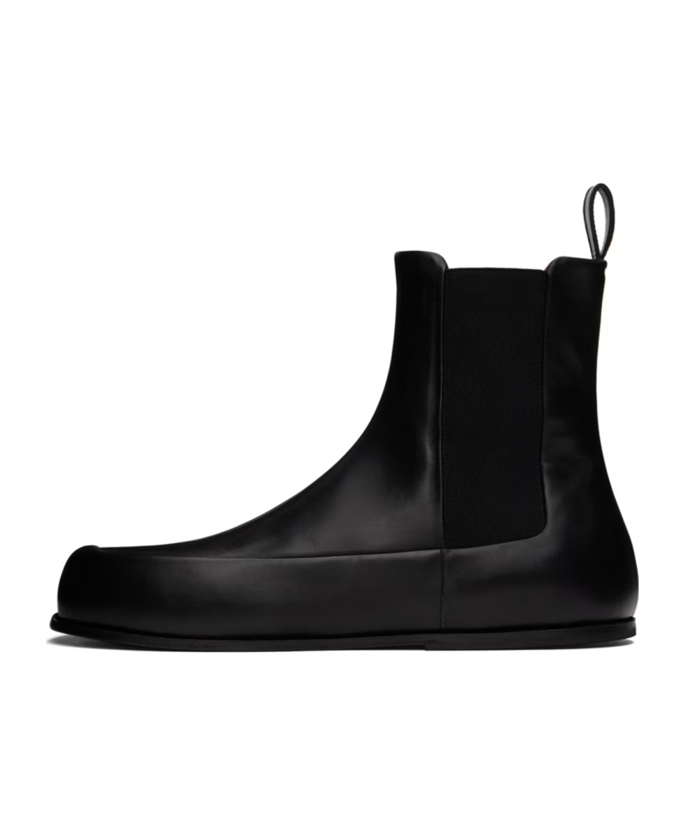 Marsèll Black Accomoda Beatle Chelsea Boots In Black