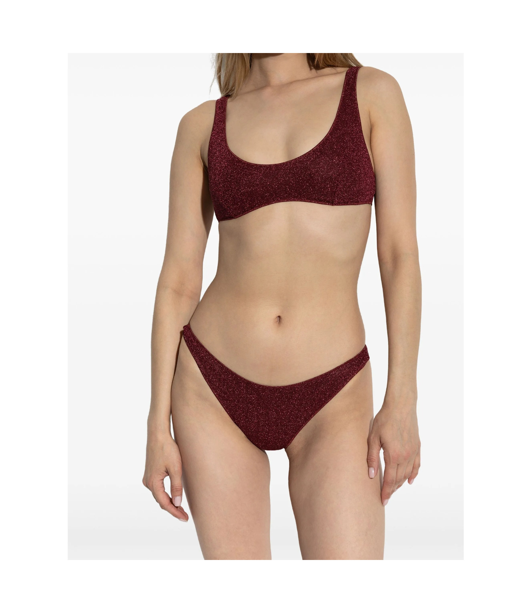 Oseree Wide Strap Two Piece Swimsuit