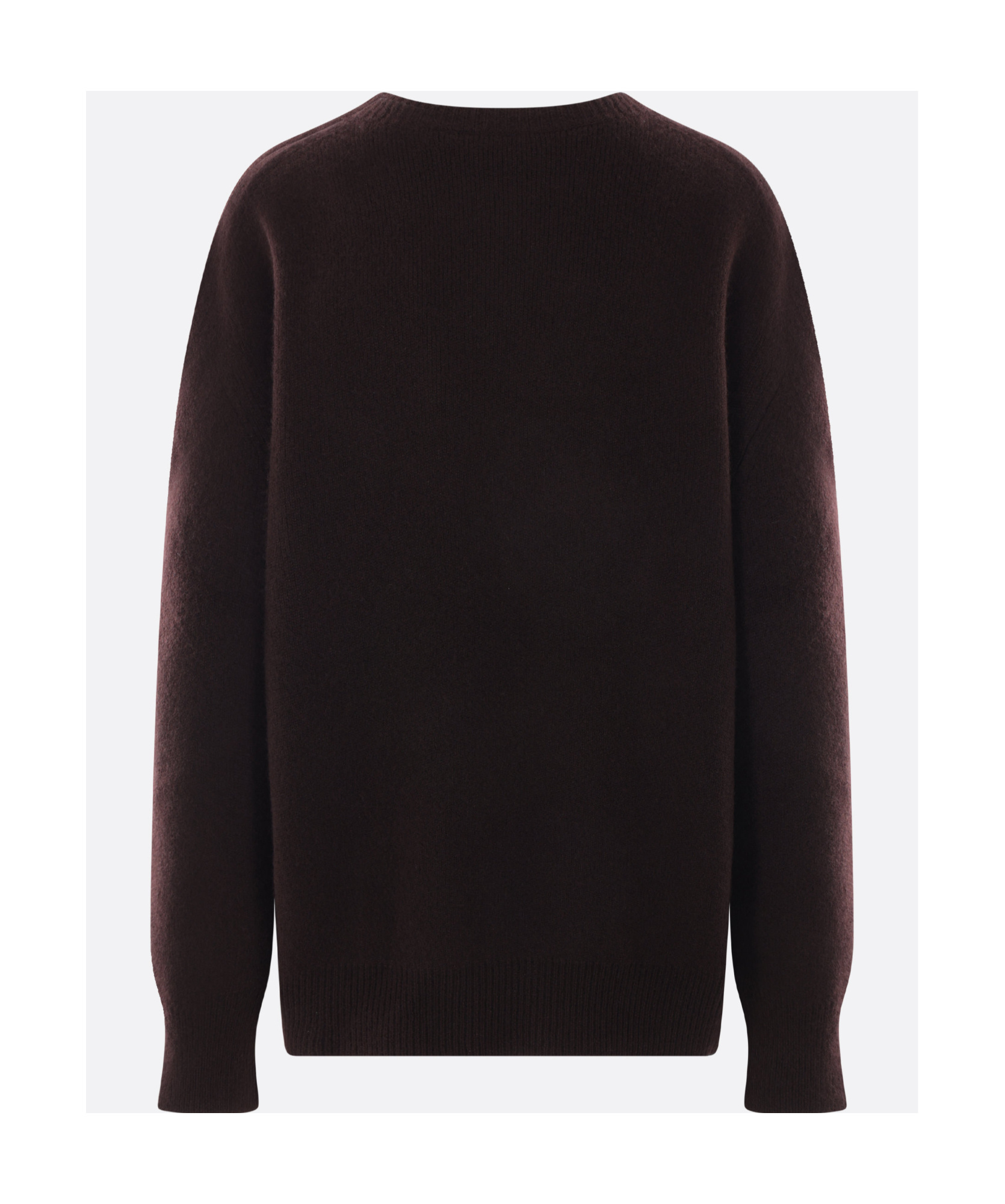 The Row Round-neck And Long-sleeved Sweater In Black