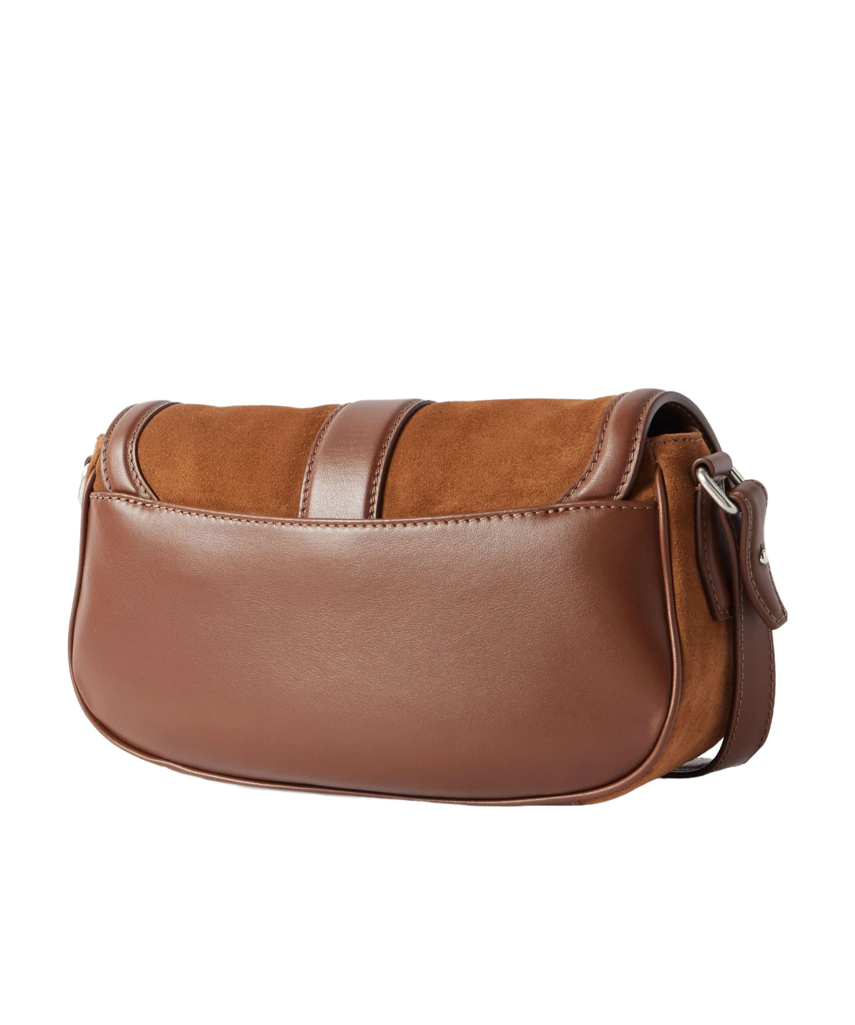 Alexander Mcqueen T-bar Crossbody Bag In Brown