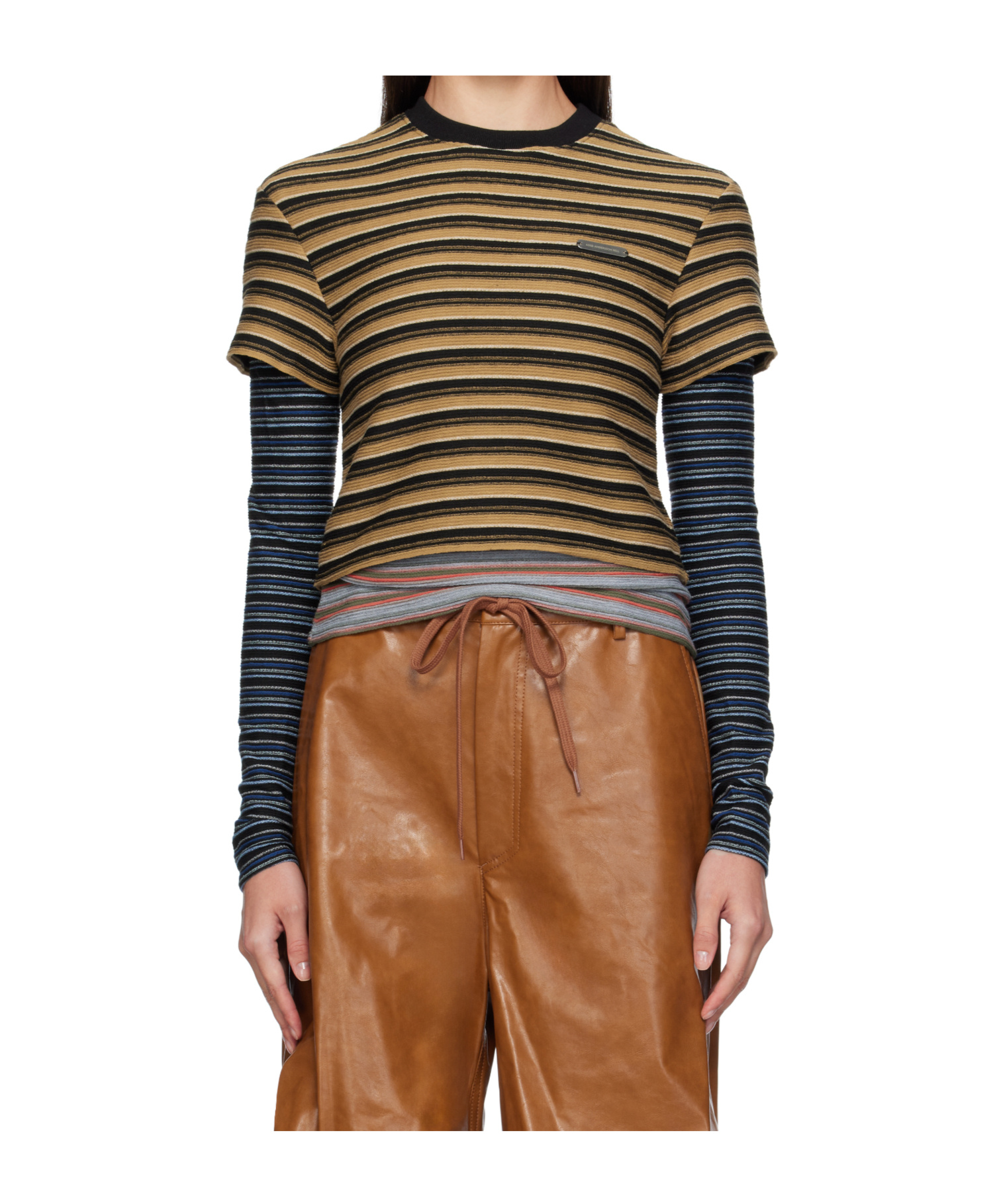 Andersson Bell Striped Long-sleeved T-shirt In Multi