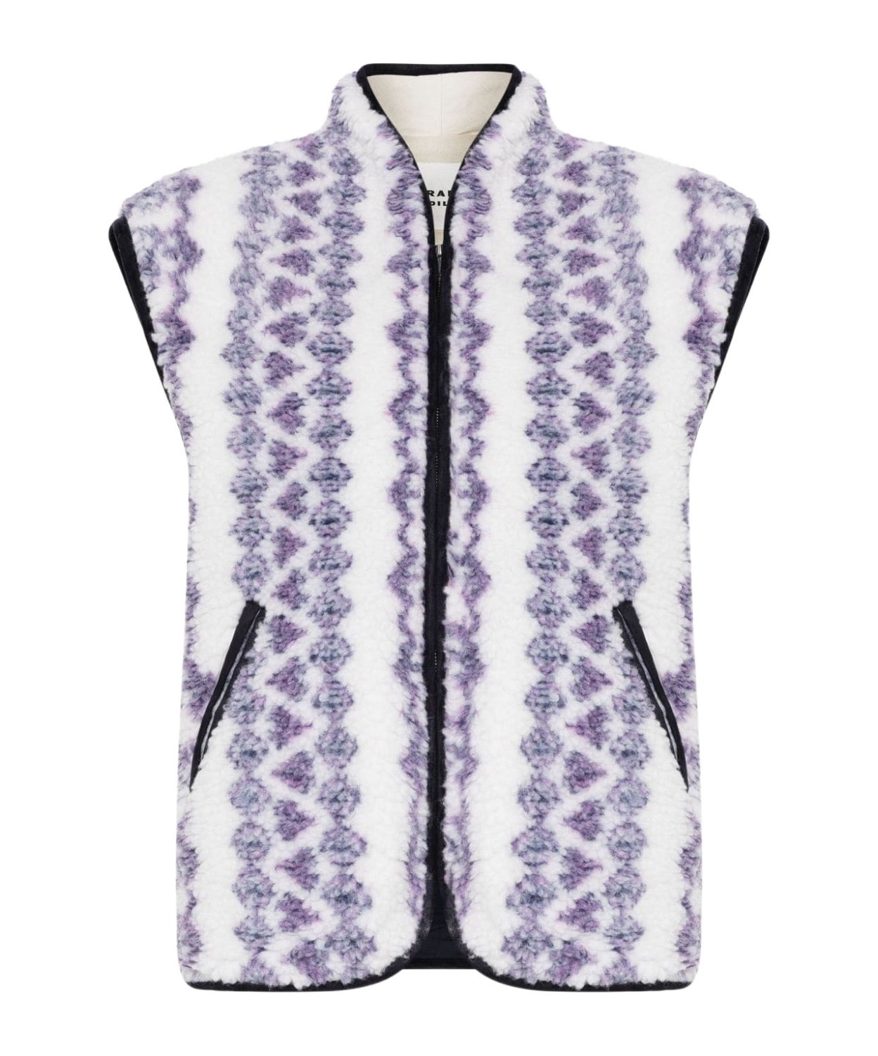 Shop Isabel Marant Étoile Zippered Vest In White