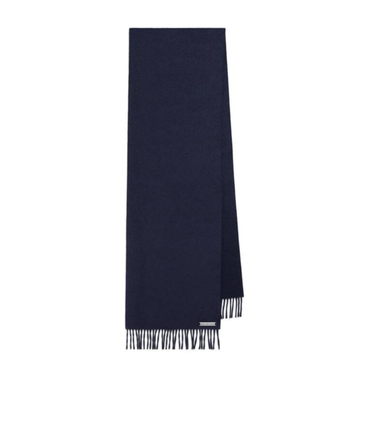 Balenciaga Women's Scarf In Navy In Brown