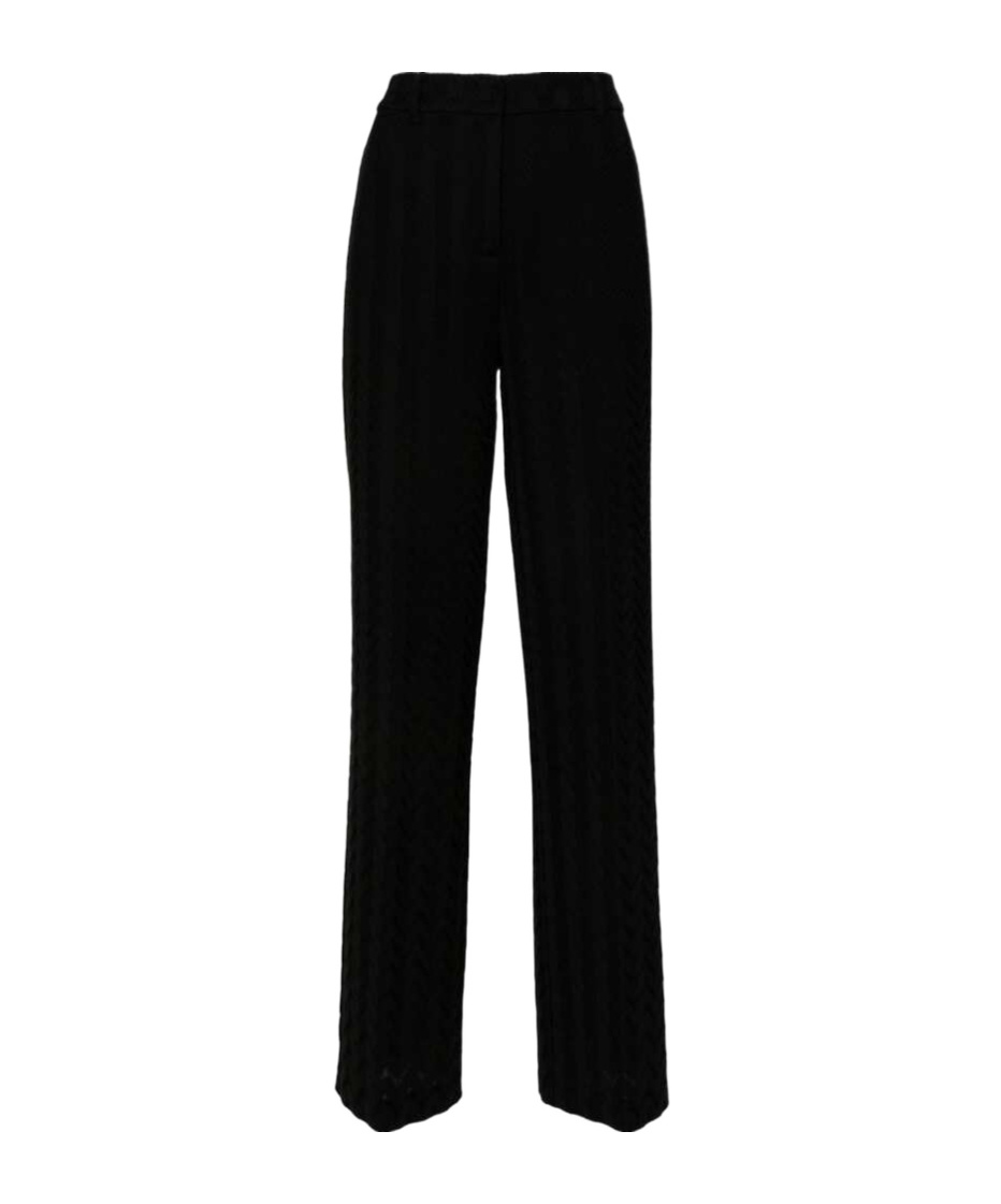 Missoni Zigzag Trousers In Black