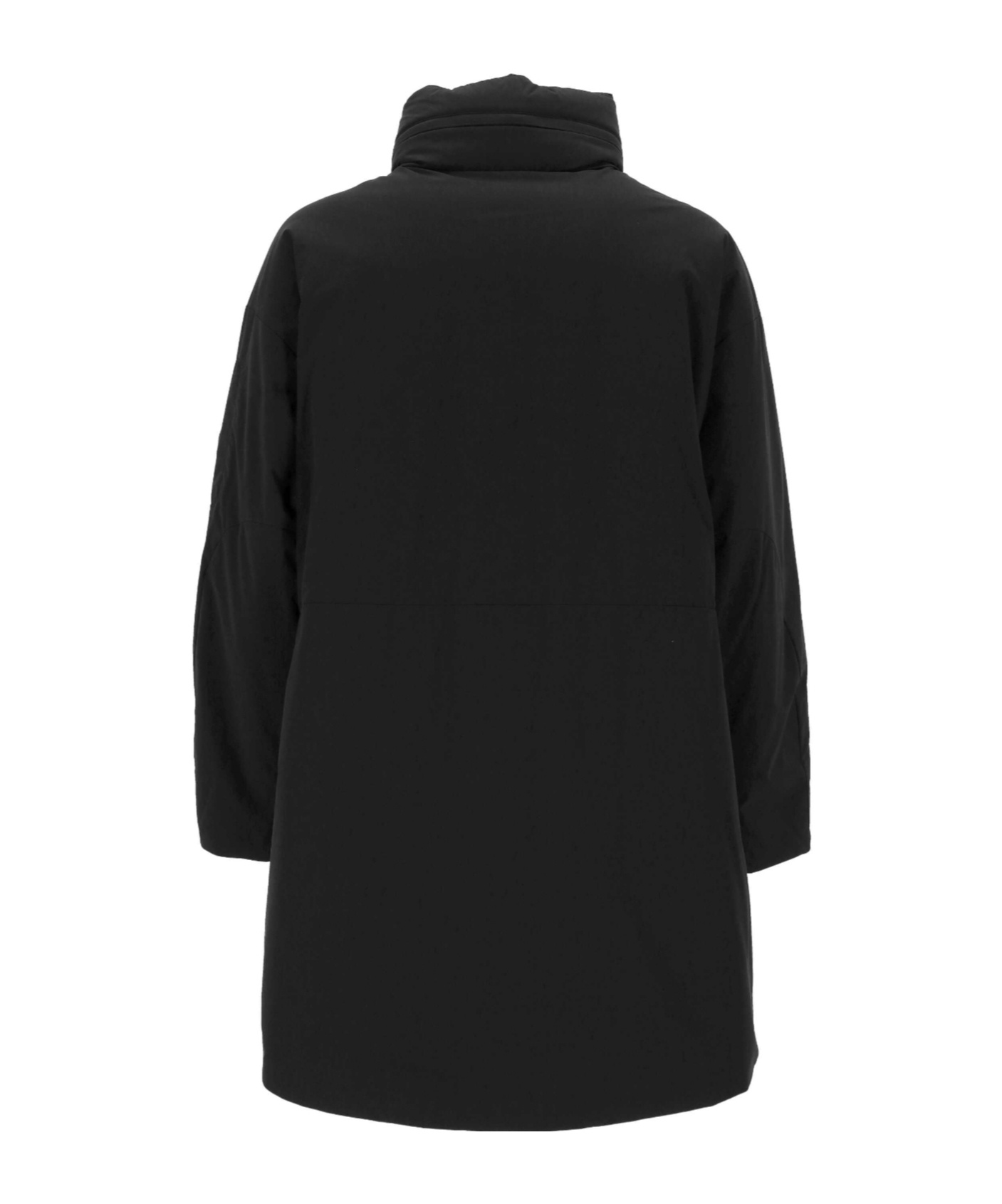 C.p. Company High Collar Casual Jacket In Black