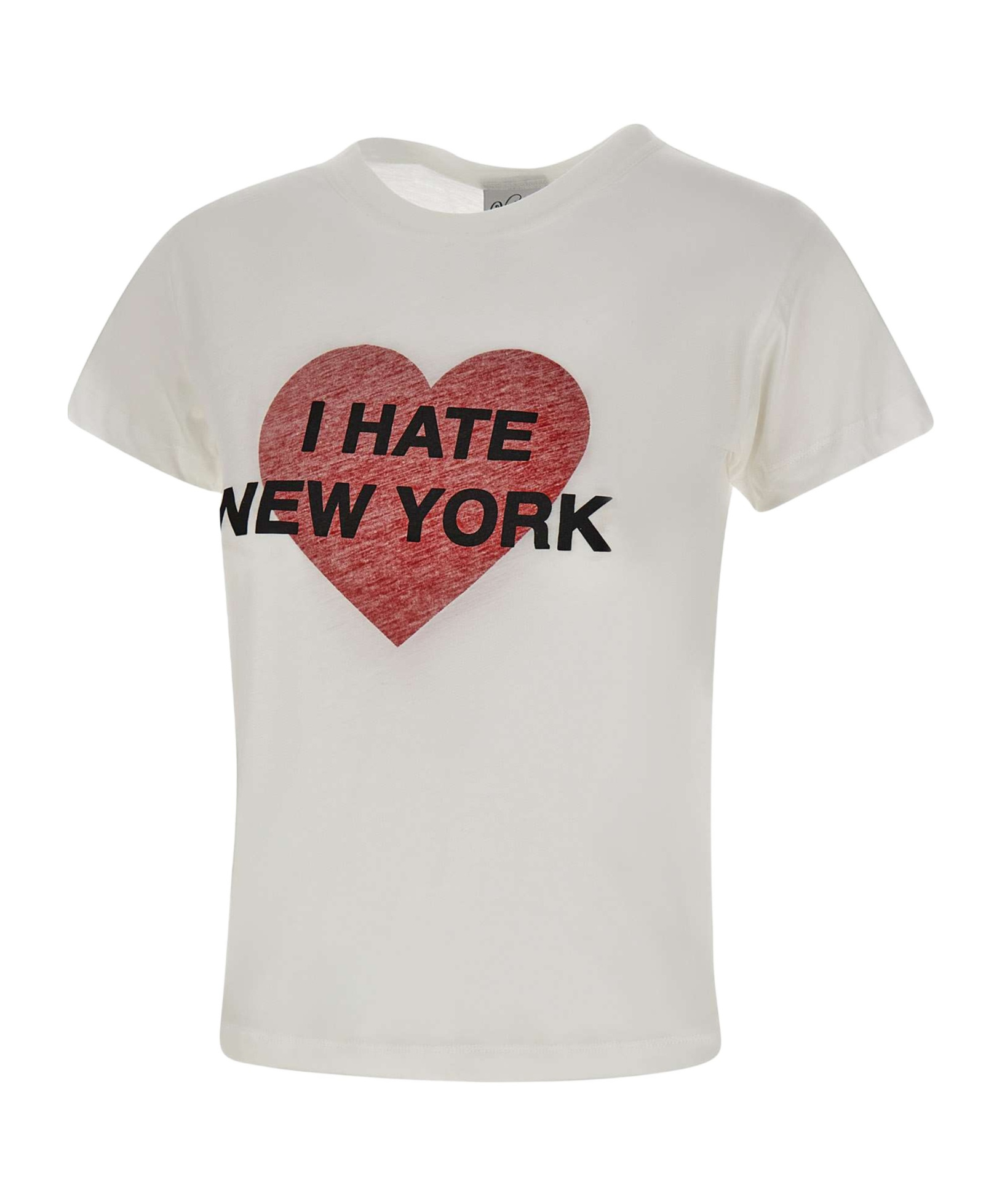 Vaquera I Hate New York T-shirt In White