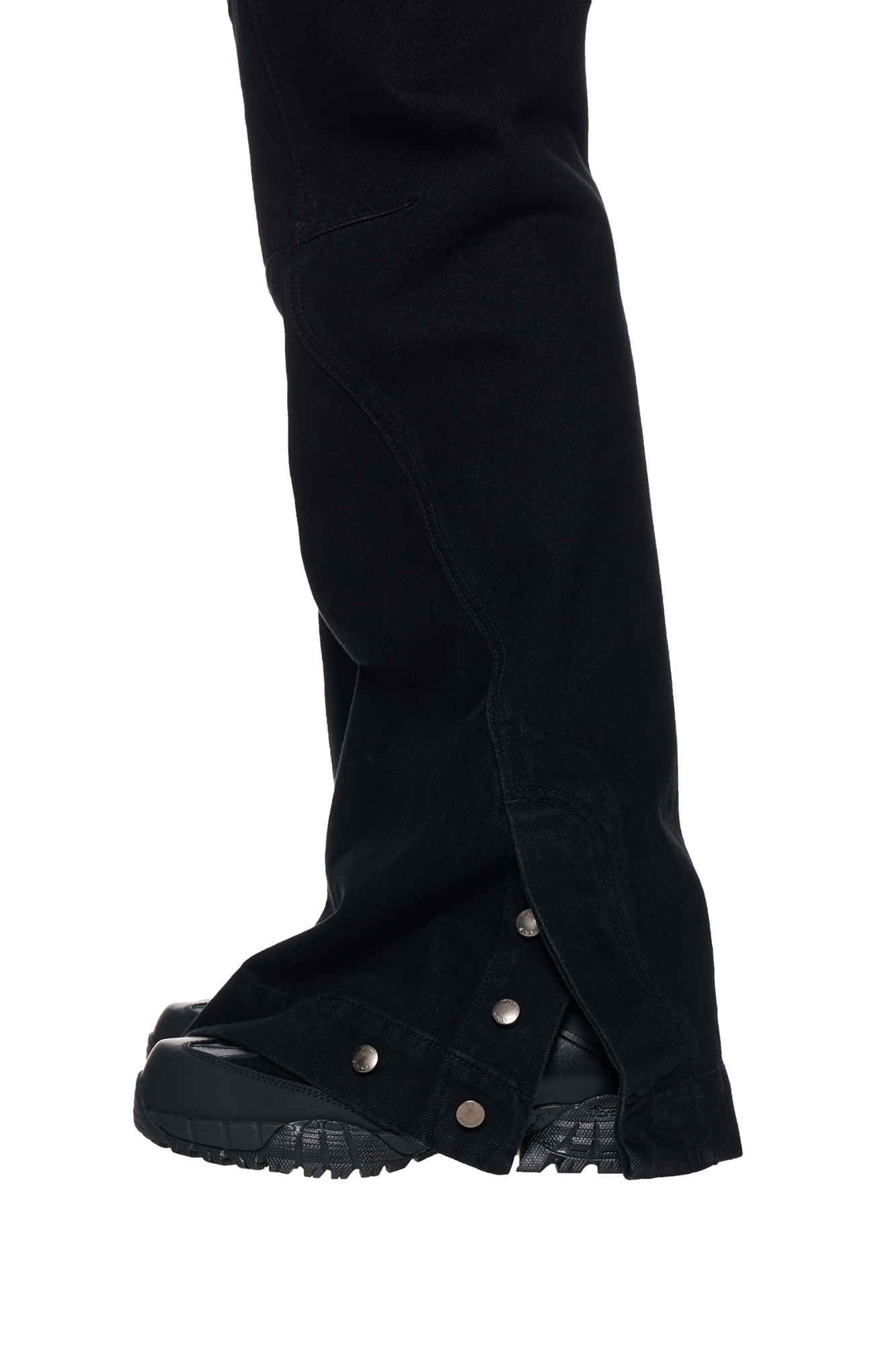 Wooyoungmi Stitched Jeans In Black