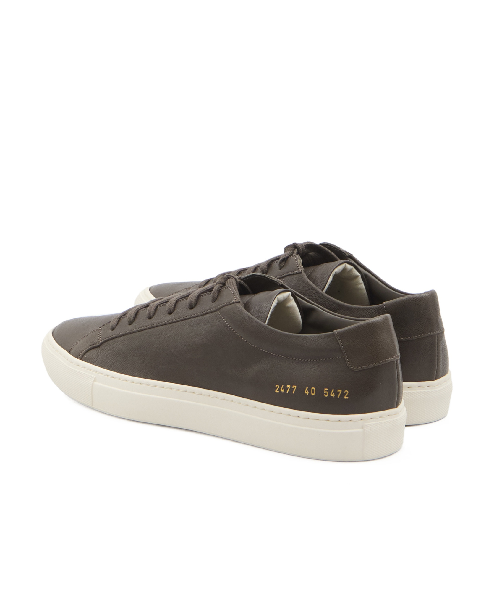 Common Projects Gray Summer Achilles Sneakers In White