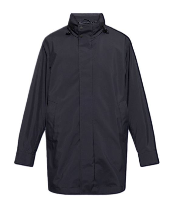 Moncler Midnight Blue Polyester Lanche Jacket In Blue