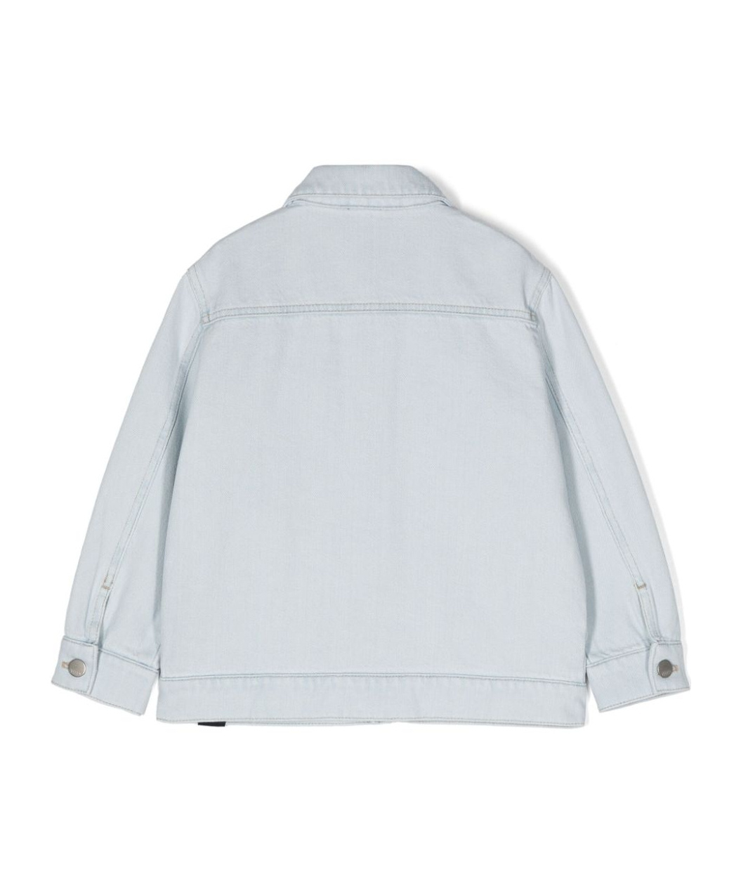 Aspesi Button-up Denim Jacket In White