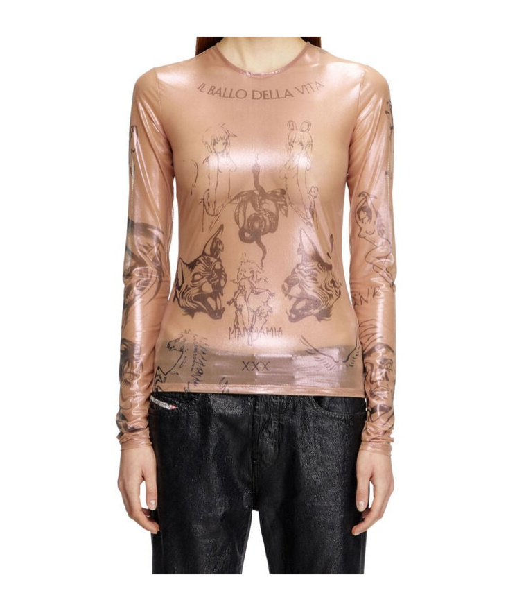 DIESEL X DAMIANO DAVID T-CLAUDE-DD TOP