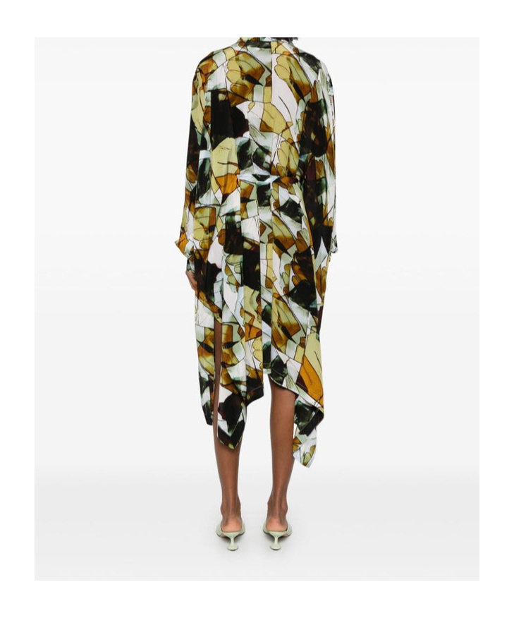 Shop Henrik Vibskov Square Dress In Multicolor