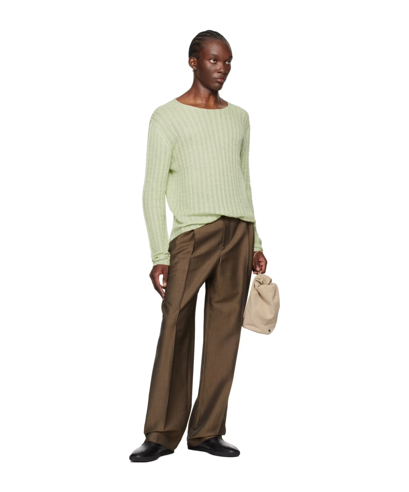 The Row Green Vico Sweater In Green