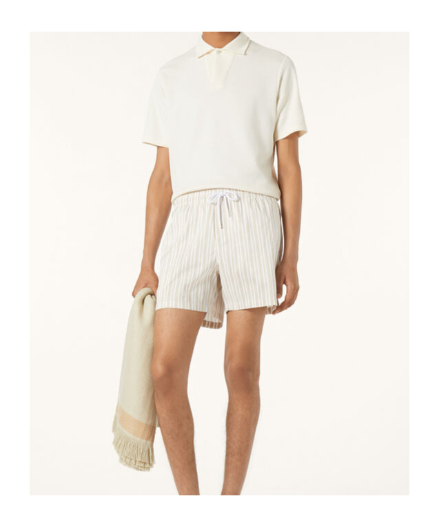 Loro Piana Striped Drawstring Shorts