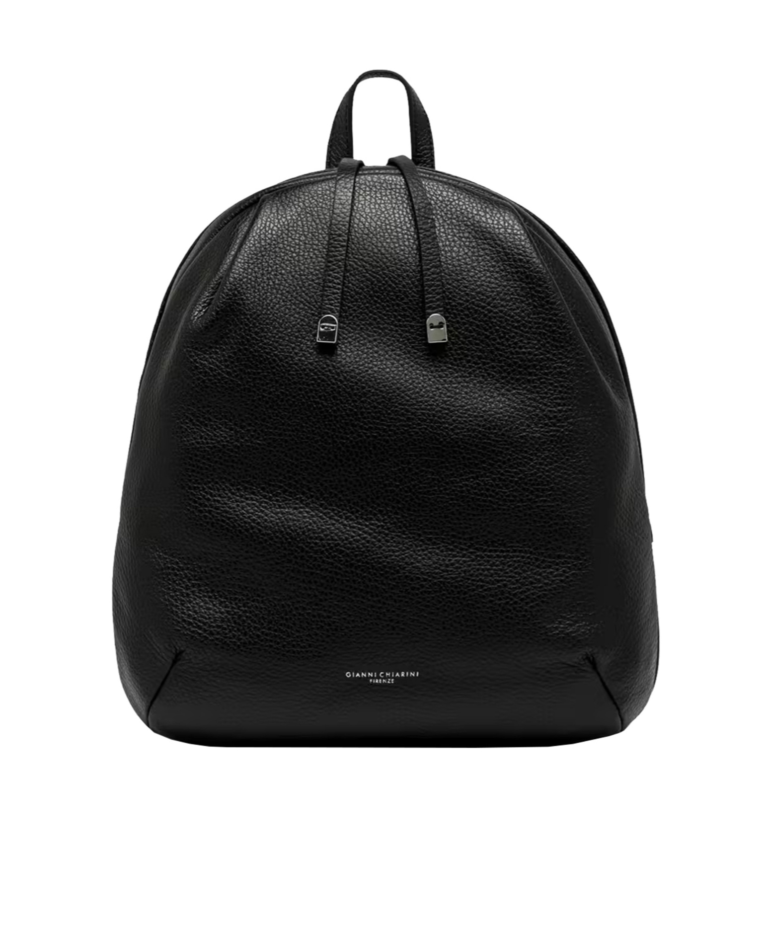 Gianni Chiarini Emanuela Leather Backpack Straps Adjustable In Black