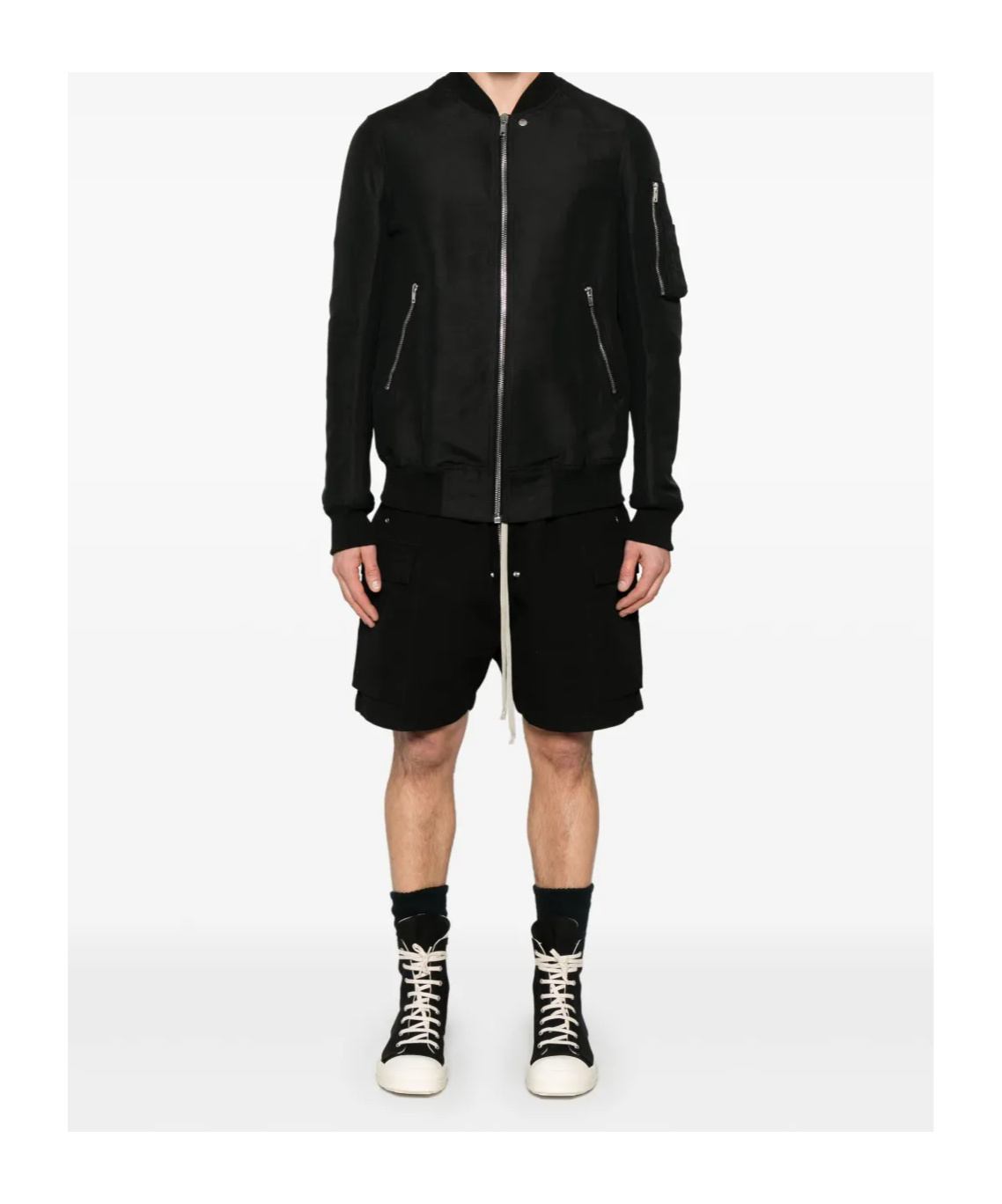 Rick Owens Drkshdw Cargobela Shorts In Black