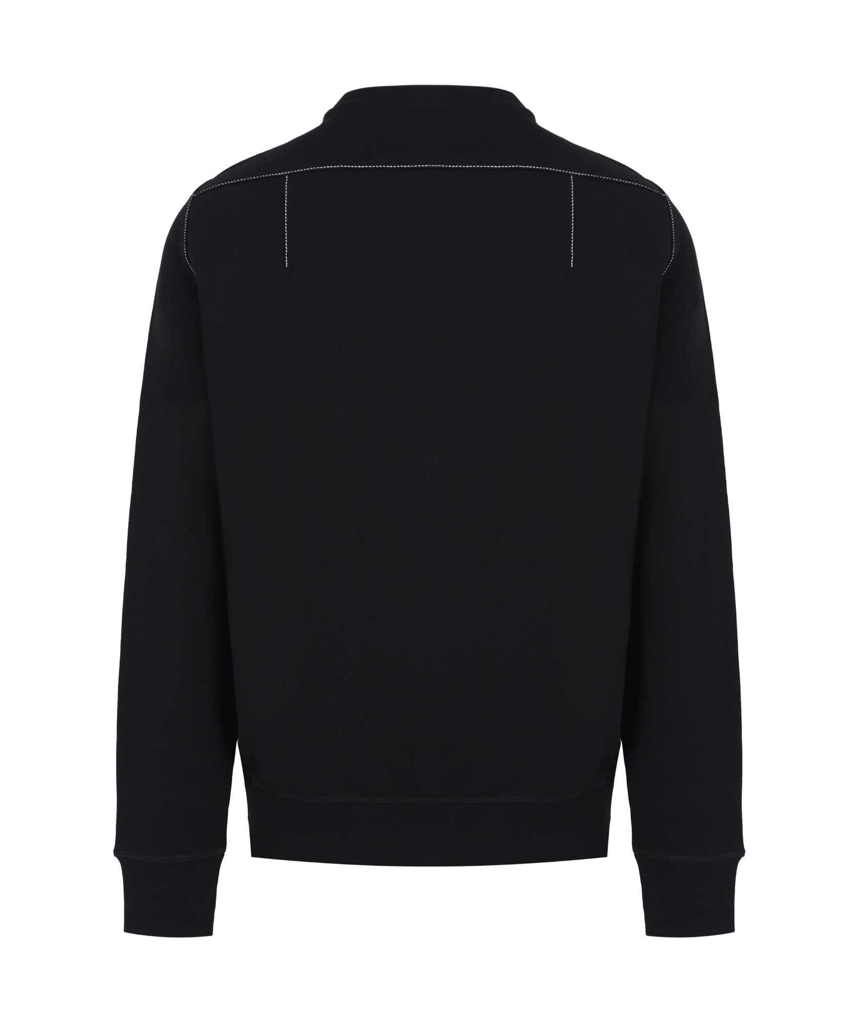 Alexander Mcqueen Cotton Jersey Sweatshirt In Black