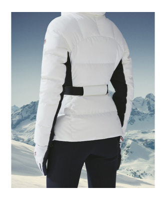Moncler Doudoune Courte Guyane In White