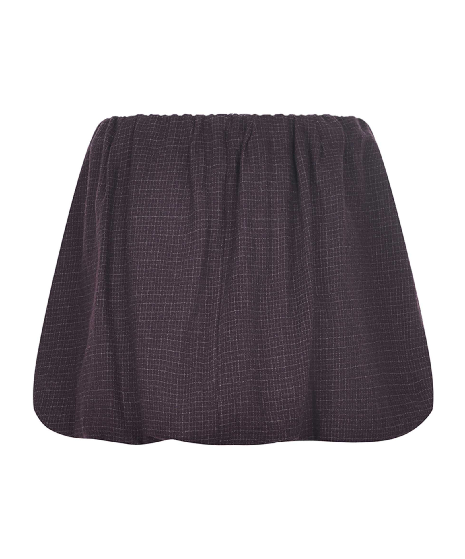 Alysi Plaid Pattern Skirt In Purple