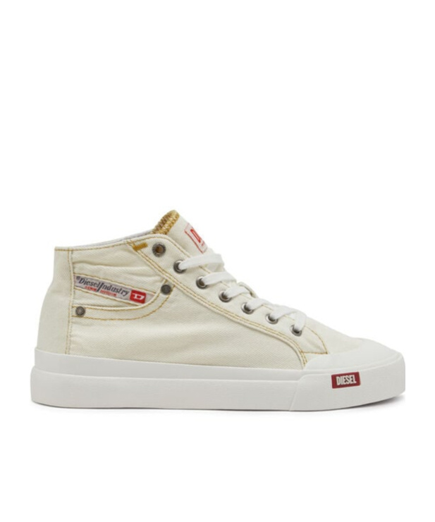 DIESEL DENIM HIGH-TOP CASUAL SHOES