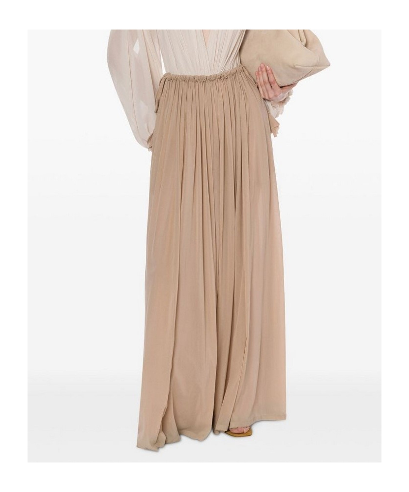 Philosophy Di Lorenzo Serafini Stretch Tulle Long Skirt In Neutral