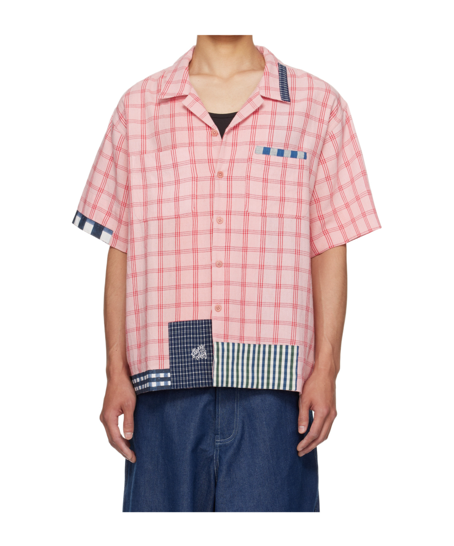 Story Mfg. Short Sleeve Shirt In Pink