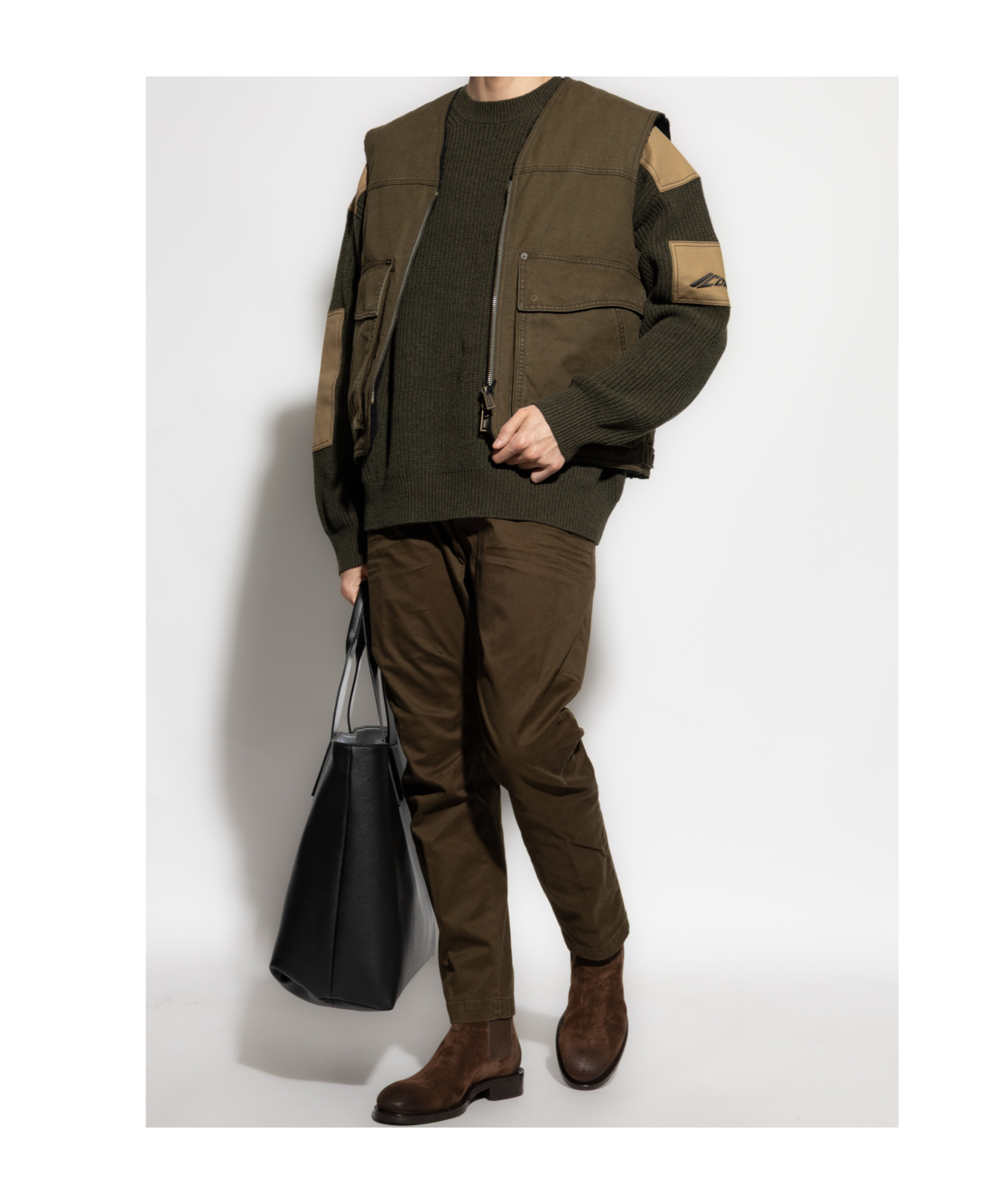 Dsquared2 Long Sleeve Sweater In Green