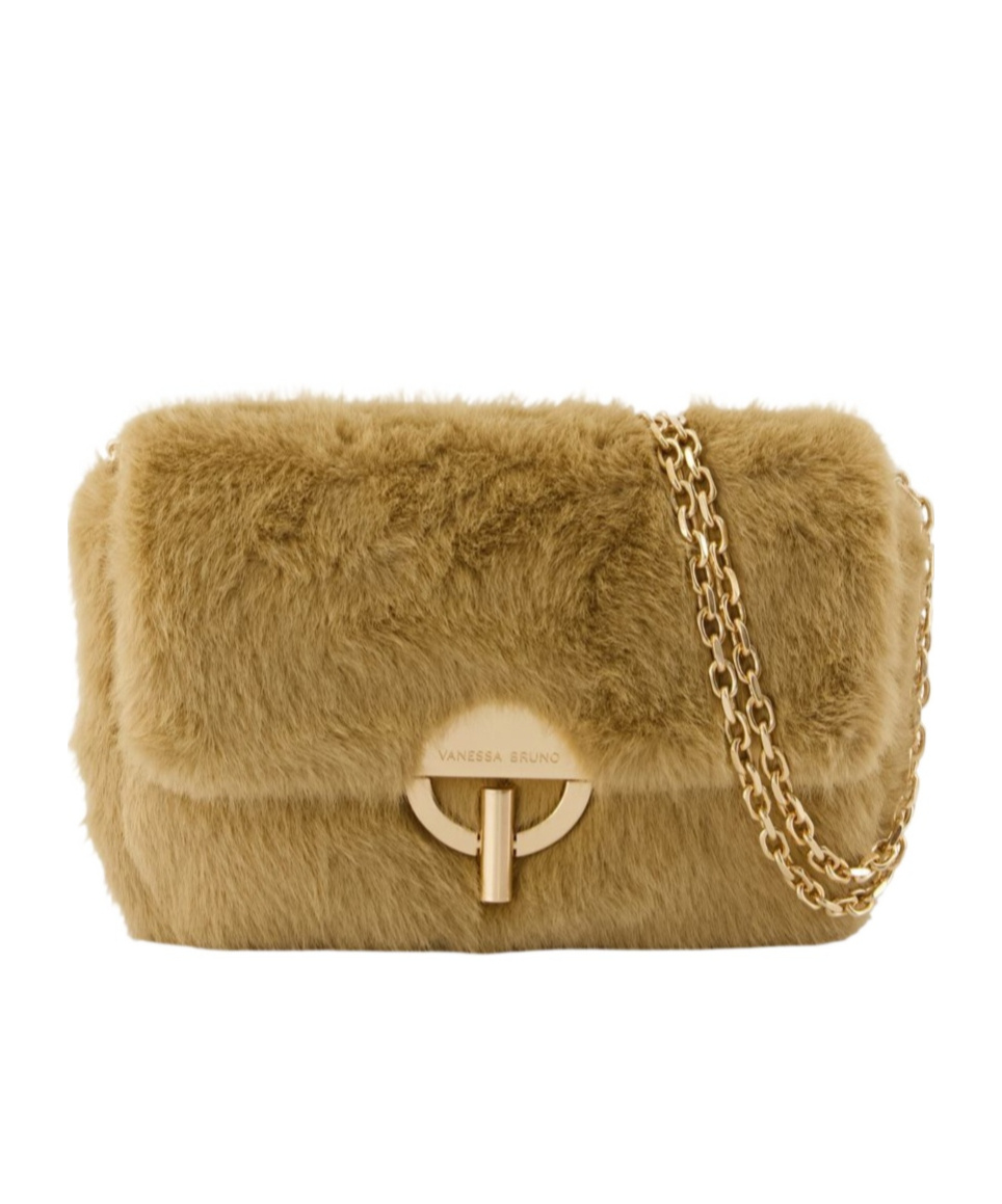 Vanessa Bruno Moon Moyen Shoulder Bag In Neutral