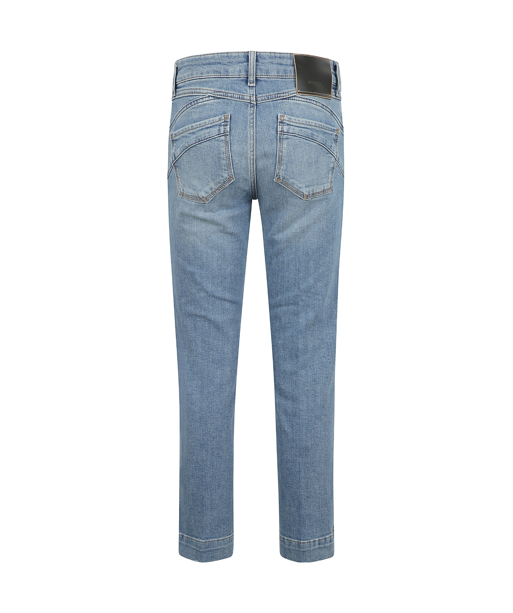 Sportmax Denim Trousers With Belt Loops In Blue