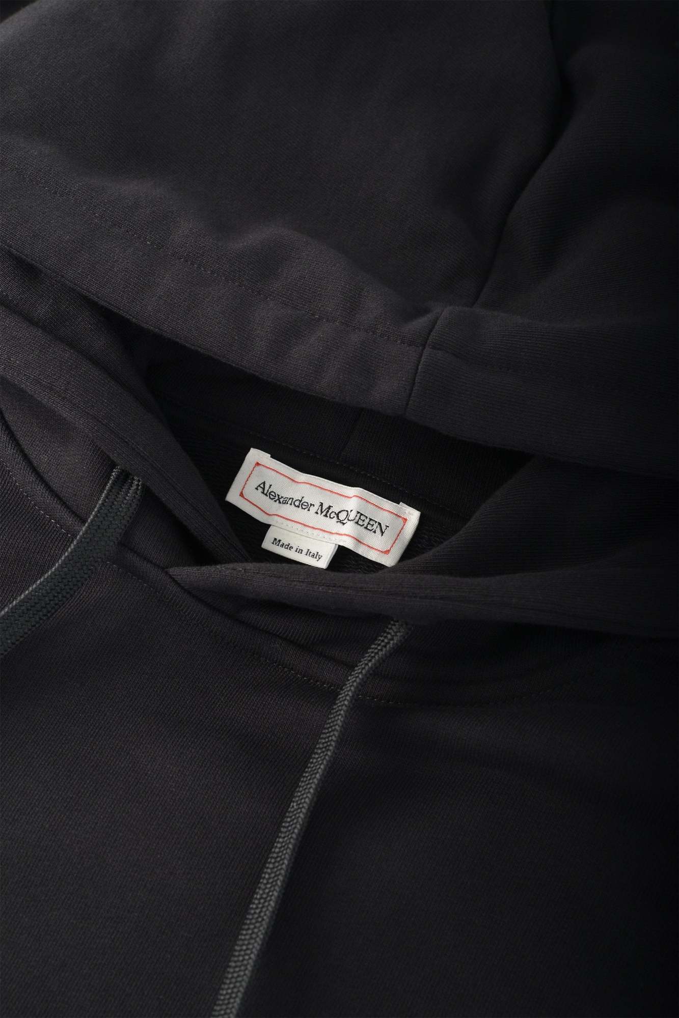 ALEXANDER MCQUEEN ALEXANDER MCQUEEN EMBROIDERED DRAWSTRING HOODIE