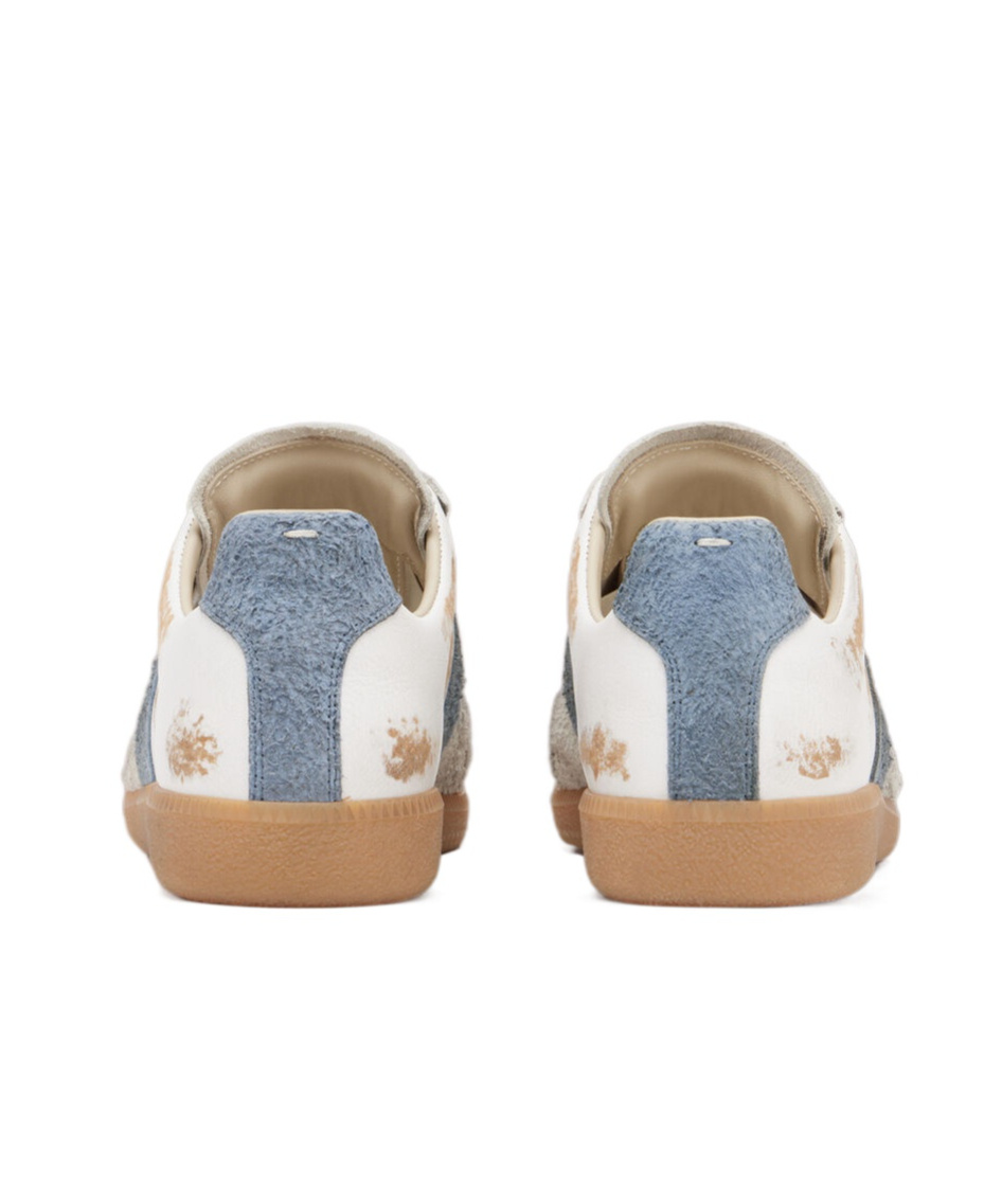Maison Margiela Replica Lace-up Low-top Sneakers In White
