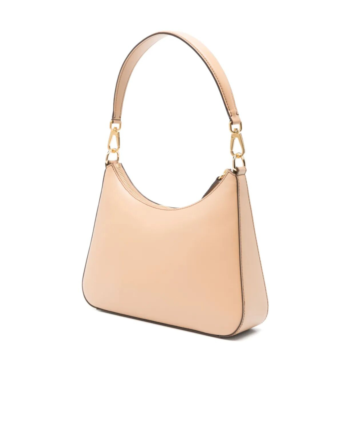 Stella Mccartney Zipper Shoulder Bag In Nude