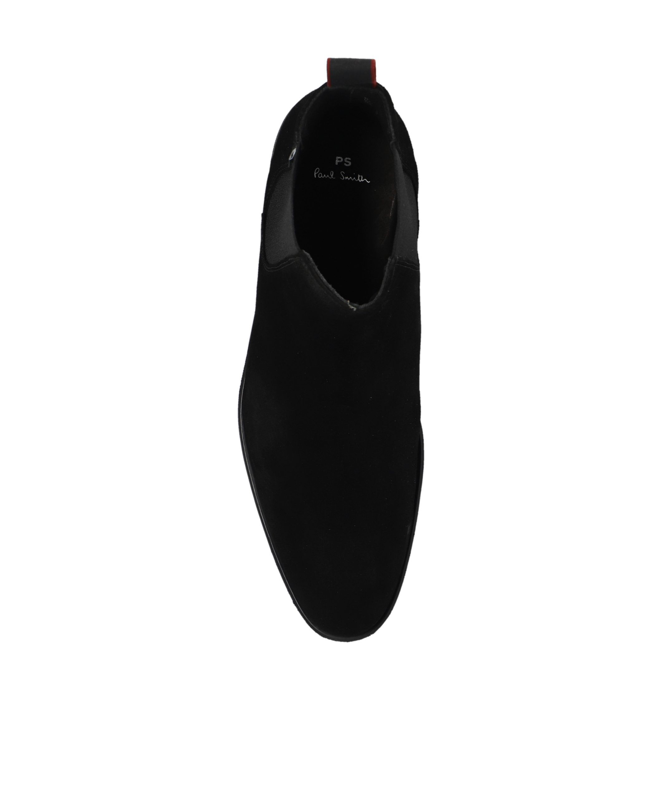 Ps By Paul Smith Elastic-panels Suede Chelsea Boots In Black